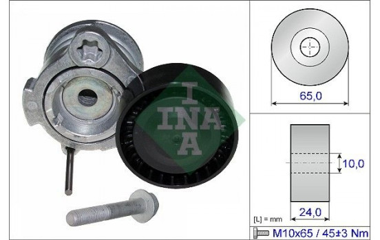 Tensioner Lever, v-ribbed belt 534035310 Ina