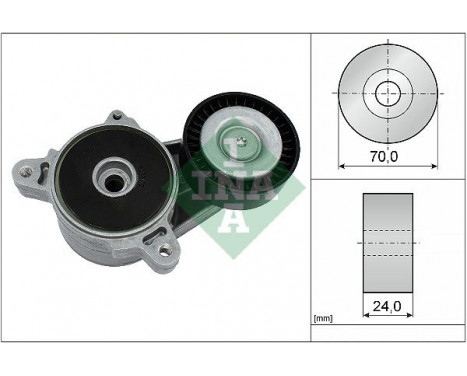 Tensioner Lever, v-ribbed belt 534036110 Ina