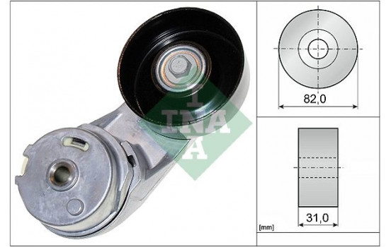 Tensioner Lever, v-ribbed belt 534037210 Ina