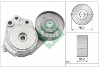 Tensioner Lever, v-ribbed belt 534037410 Ina