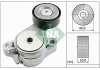 Tensioner Lever, v-ribbed belt 534039610 Ina