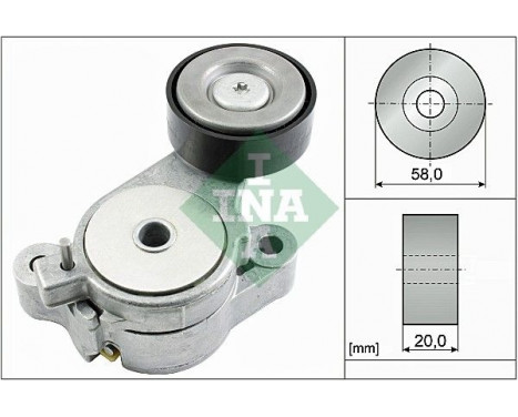 Tensioner Lever, v-ribbed belt 534039610 Ina