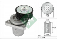 Tensioner Lever, v-ribbed belt 534040610 Ina