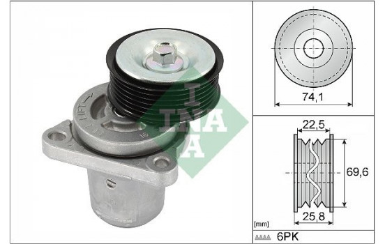 Tensioner Lever, v-ribbed belt 534040610 Ina