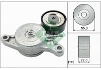 Tensioner Lever, v-ribbed belt 534042010 Ina