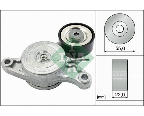 Tensioner Lever, v-ribbed belt 534042010 Ina