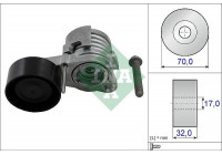 Tensioner Lever, v-ribbed belt 534043210 Ina