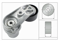 Tensioner Lever, v-ribbed belt 534043310 Ina