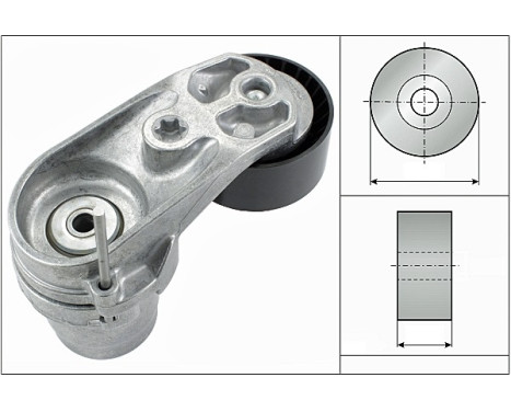 Tensioner Lever, v-ribbed belt 534043310 Ina