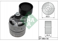 Tensioner Lever, v-ribbed belt 534043410 Ina