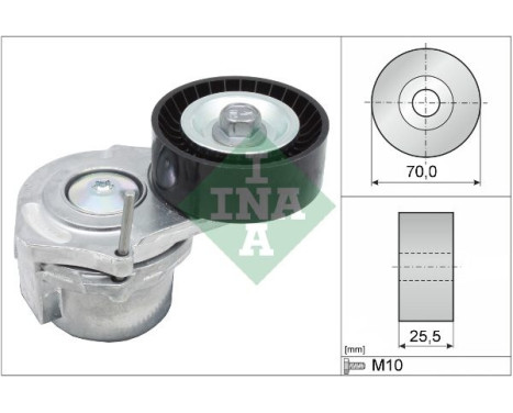 Tensioner Lever, v-ribbed belt 534043810 Ina