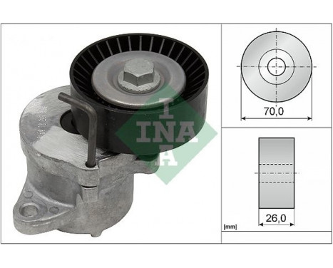 Tensioner Lever, v-ribbed belt 534043910 Ina