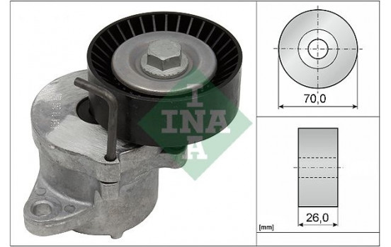 Tensioner Lever, v-ribbed belt 534043910 Ina