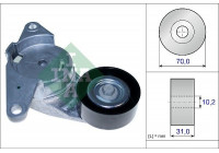 Tensioner Lever, v-ribbed belt 534044110 Ina