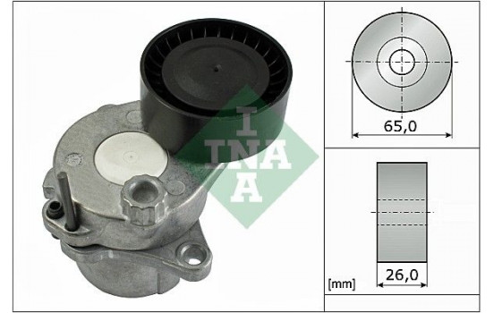 Tensioner Lever, v-ribbed belt 534044310 Ina