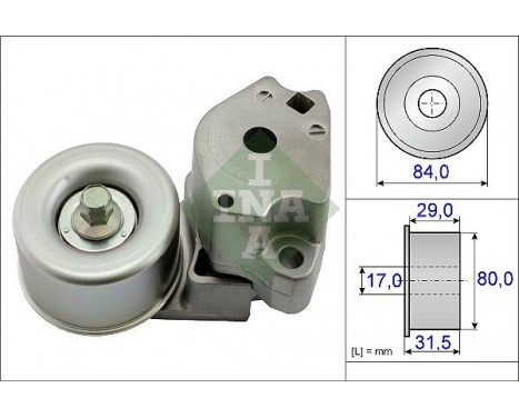 Tensioner Lever, v-ribbed belt 534047710 Ina