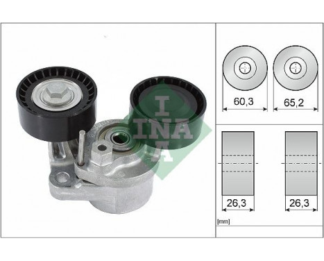 Tensioner Lever, v-ribbed belt 534048210 Ina