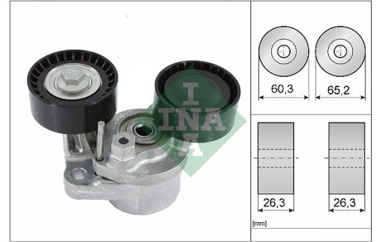 Tensioner Lever, v-ribbed belt 534048210 Ina