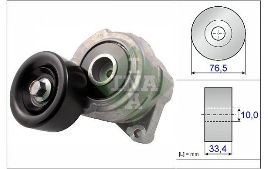 Tensioner Lever, v-ribbed belt 534049310 Ina