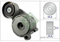 Tensioner Lever, v-ribbed belt 534050610 Ina