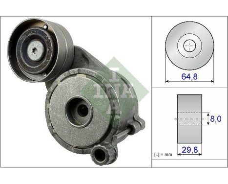 Tensioner Lever, v-ribbed belt 534050610 Ina