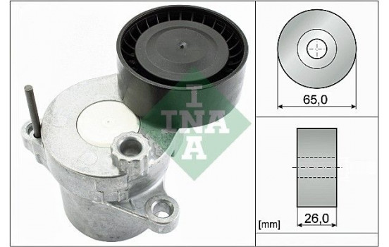 Tensioner Lever, v-ribbed belt 534054910 Ina