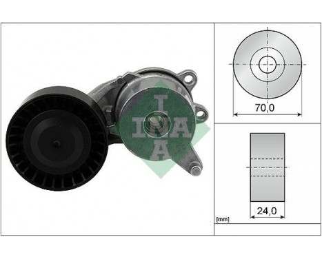 Tensioner Lever, v-ribbed belt 534055310 Ina