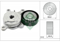 Tensioner Lever, v-ribbed belt 534057510 Ina