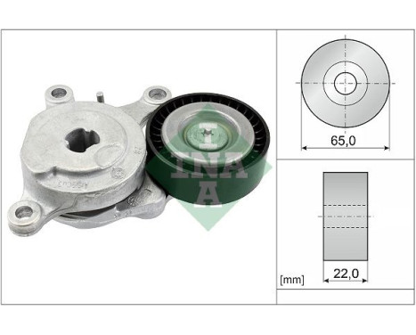 Tensioner Lever, v-ribbed belt 534057510 Ina