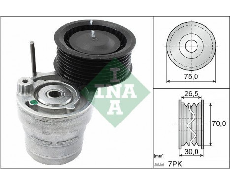 Tensioner Lever, v-ribbed belt 534060310 Ina