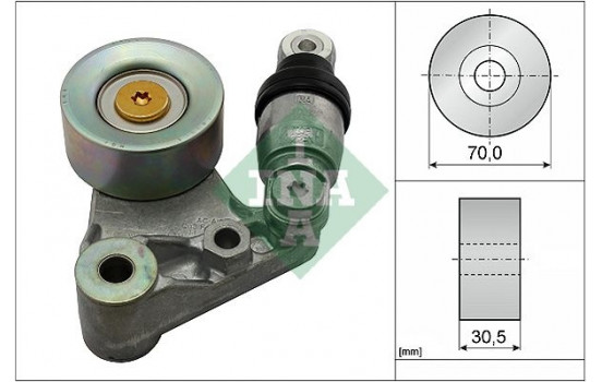 Tensioner Lever, v-ribbed belt 534062910 Ina