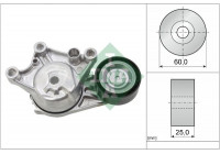 Tensioner Lever, v-ribbed belt 534065410 Ina
