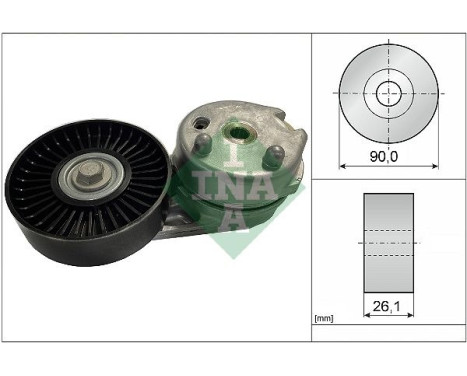Tensioner Lever, v-ribbed belt 534066810 Ina