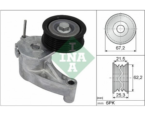 Tensioner Lever, v-ribbed belt 534071010 Ina