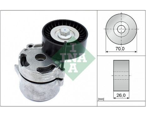Tensioner Lever, v-ribbed belt 534071110 Ina