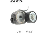 Tensioner pulley, Poly V-belt VKM 33208 SKF