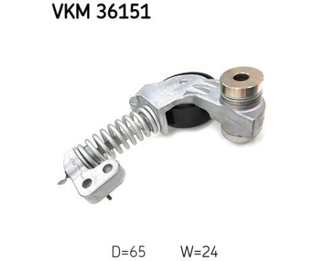 Tensioner pulley, Poly V-belt VKM 36151 SKF, Image 2