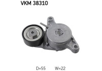 Tensioner pulley, Poly V-belt VKM 38310 SKF