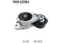 Tensioner pulley, Poly V-belt VKM 62084 SKF