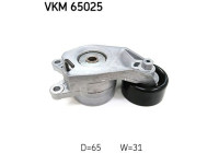 Tensioner pulley, Poly V-belt VKM 65025 SKF