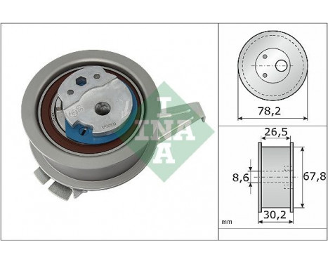 Tensioner Pulley, timing belt 531 0847 10 Ina