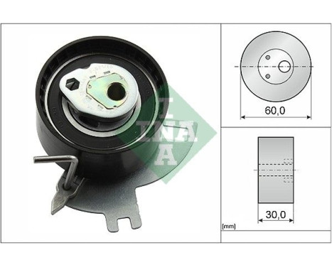Tensioner Pulley, timing belt 531 0885 10 Ina