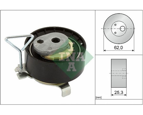 Tensioner pulley, timing belt 531 1002 10 Ina