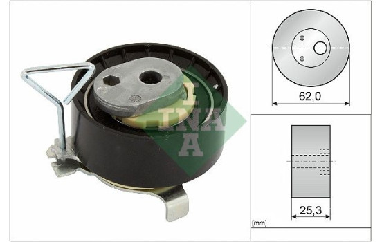 Tensioner pulley, timing belt 531 1002 10 Ina