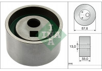 Tensioner Pulley, timing belt 531004710 Ina