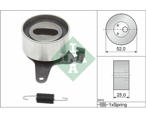 Tensioner Pulley, timing belt 531010620 Ina
