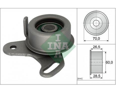 Tensioner Pulley, timing belt 531011820 Ina