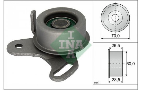 Tensioner Pulley, timing belt 531011820 Ina