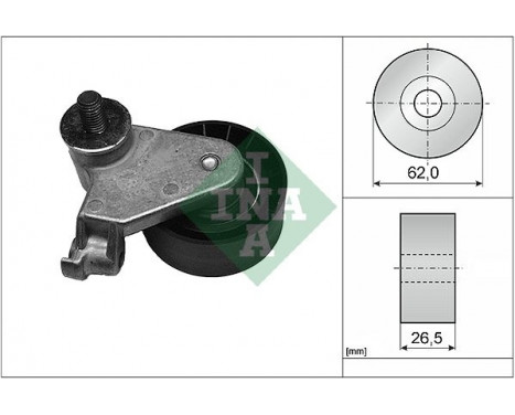 Tensioner Pulley, timing belt 531017110 Ina