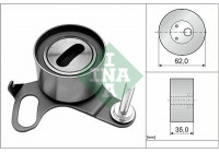 Tensioner Pulley, timing belt 531019120 Ina